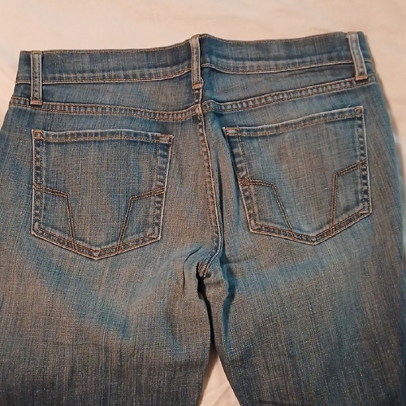 Fossil Women's 31 Blue Flare Denim Jeans - Picture 5 of 5